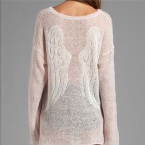 wildfox angel wings sweater size x-small